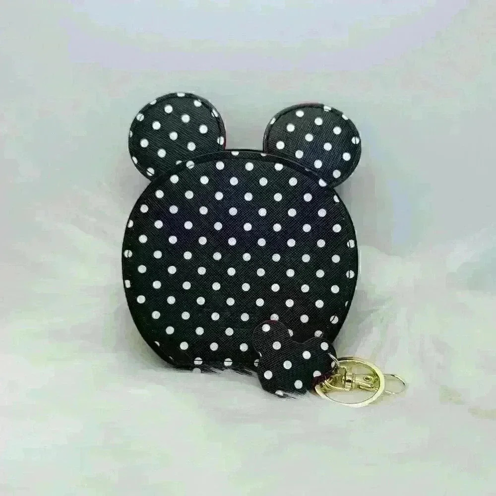 Black Polka Dot Coin/Card Purse, Mini Mouse Inspired